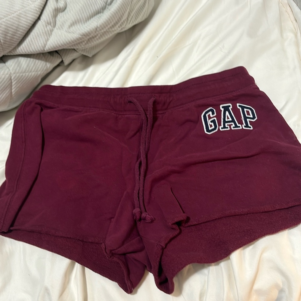 Burgundy Gap running shorts